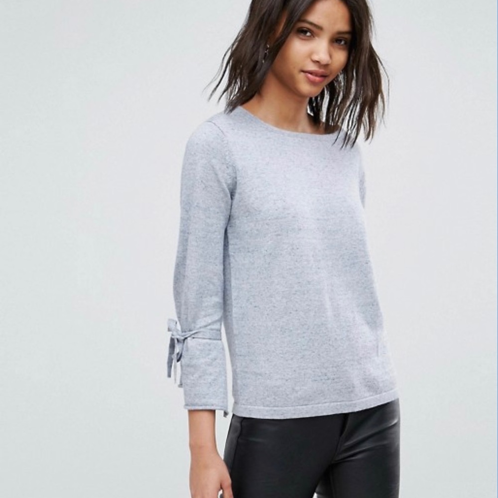 Vila Tie Detail Sweater